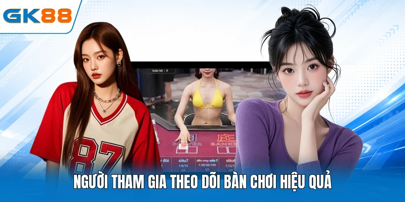 Người tham gia theo dõi bàn chơi hiệu quả