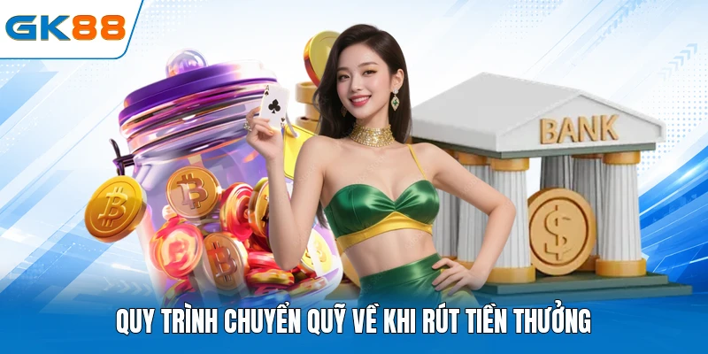 Quy trình chuyển quỹ về khi rút tiền thưởng
